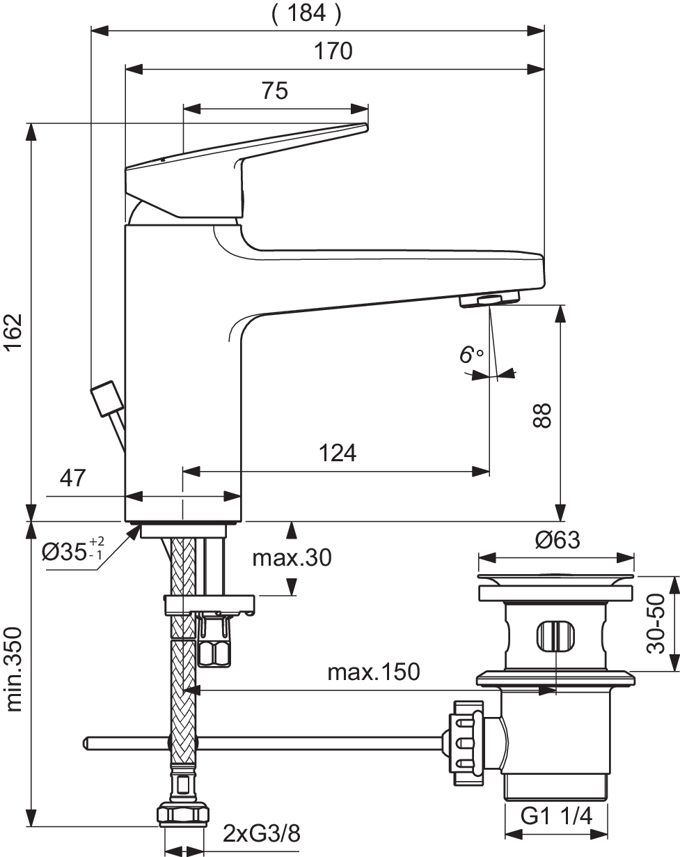 BD276AA techninis brėžinys