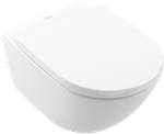 Villeroy & Boch Subway 3.0 TwistFlush Washdown toilet, rimless, wall-mounted, with <p>TwistFlush</p>, White Alpin AntiBac CeramicPlus