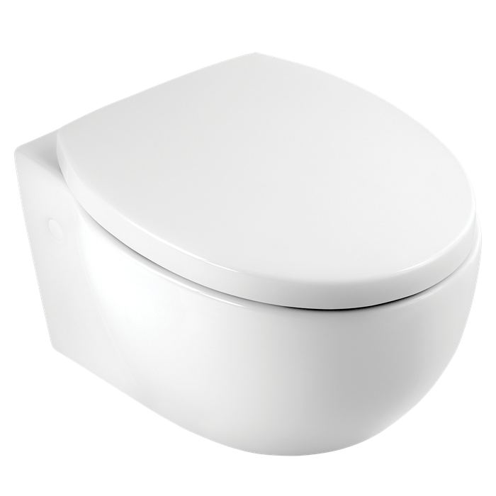 Villeroy & Boch Tube Washdown toilet, wall-mounted, White Alpin