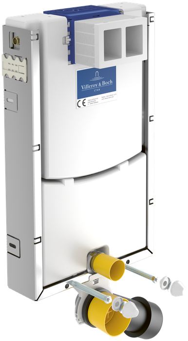 Villeroy & Boch ViConnect installation systems Concealed cistern with metal frame, for Brick-wall construction, 447x749x125mm