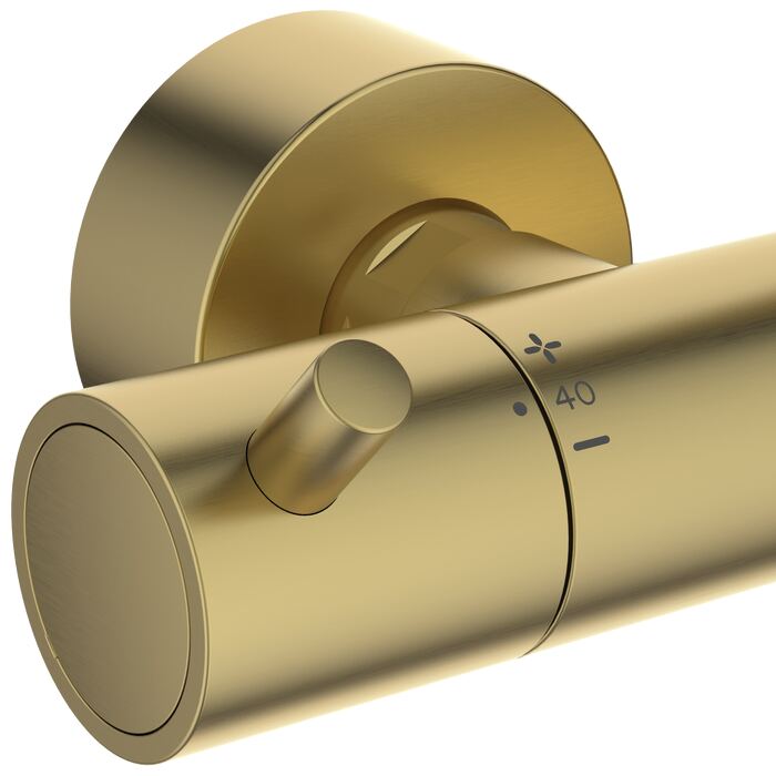 CERATHERM T125 | Exposed shower system 304x586x1191 mm, 12.0 l/min (3 bar)