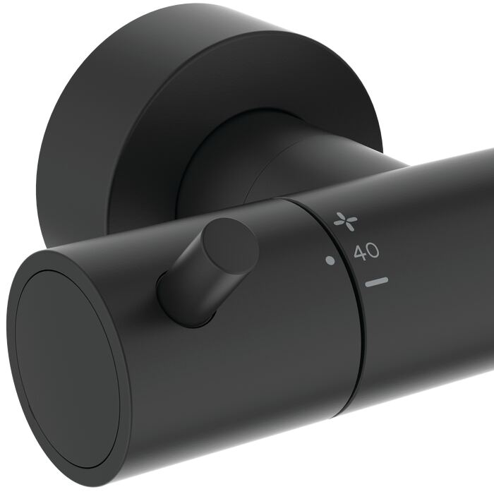 CERATHERM T125 | Exposed shower system 304x586x1191 mm, 12.0 l/min (3 bar)