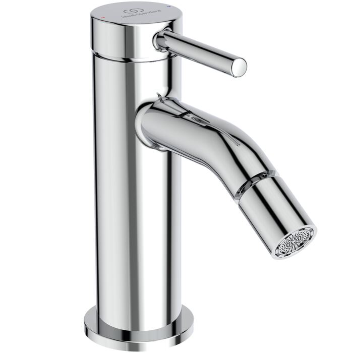 CERALINE NUOVO | Bidet mixer 48x133.5x165 mm, 105 mm spout projection, 4 l/min (3 bar), no waste