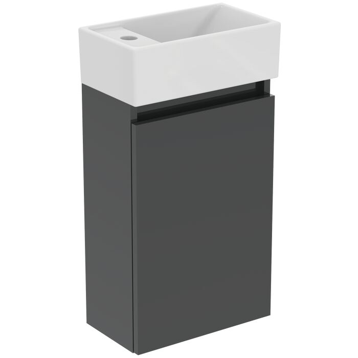 EUROVIT+/ULYSSE+/SIMPLICITY+ | Furniture bundle 370x210x670 mm, 1 tap hole, without overflow, 1 door
