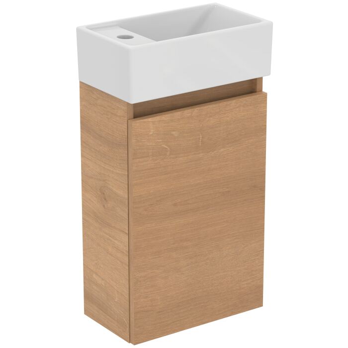 EUROVIT+/ULYSSE+/SIMPLICITY+ | Furniture bundle 370x210x670 mm, 1 tap hole, without overflow, 1 door