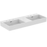 EXTRA | Double Basin 1215x450x150 mm, 6 tap holes, with overflow