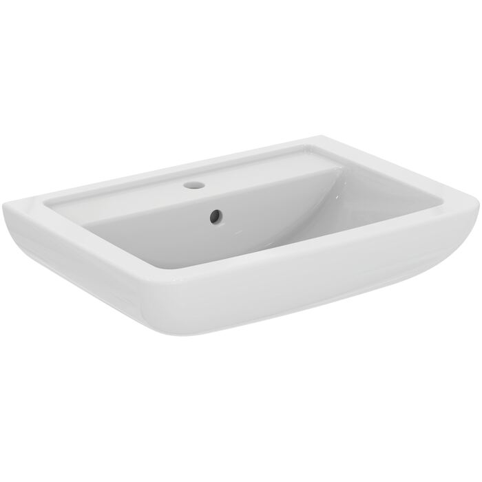 EUROVIT | Basin 650x460x190 mm, 1 tap hole, with overflow