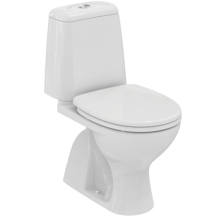 SIRIUS - KORONA | Close-coupled open bowl bundle 350x610x760 mm, Washdown, mechanic, vertical outlet