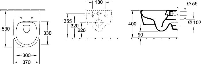 5656RSR1 techninis brėžinys